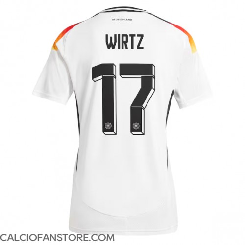 Maglia Calcio Germania Florian Wirtz #17 Prima Divisa Donna Europei 2024 Manica Corta